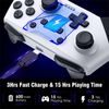 Switch Controller, Wireless Switch Controller for Switch/Switch Lite/Switch OLED, Extra Switch Controller with Paddles, Programmable Switch Remote Control with Back Buttons,Wake-up,Turbo-White