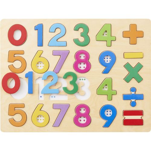 Ed Interter Wooden Puzzle 1, 2, 3