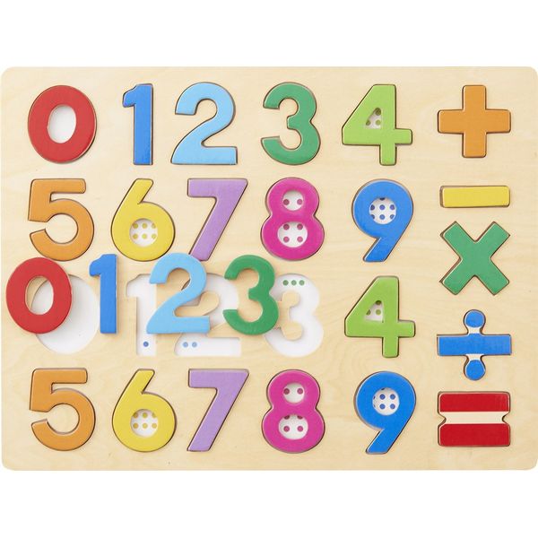 Ed Interter Wooden Puzzle 1, 2, 3