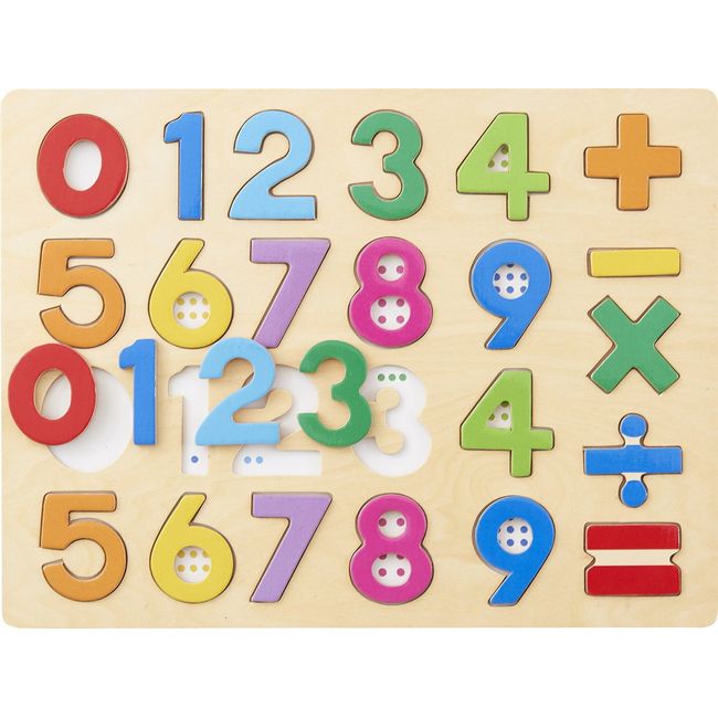 Ed Interter Wooden Puzzle 1, 2, 3