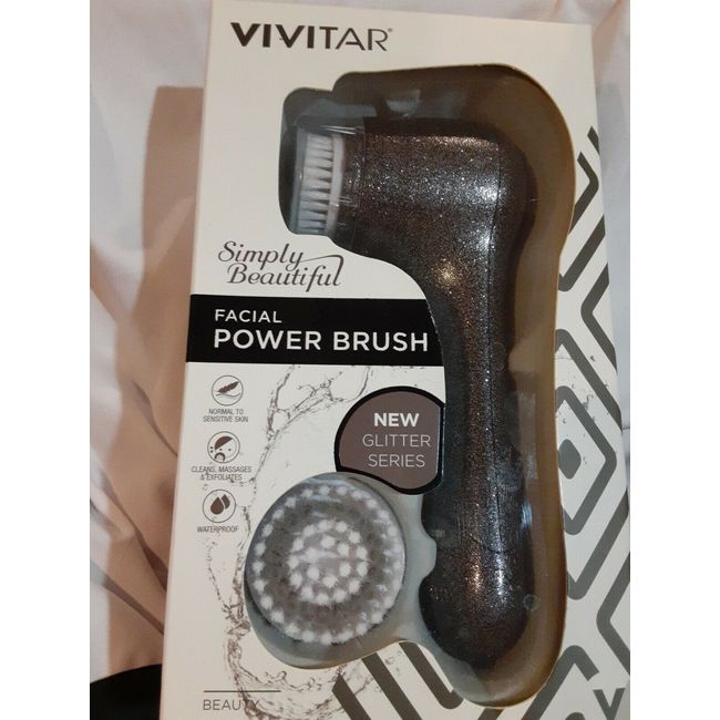 VIVITAR SIMPLY BEAUTIFUL FACIAL POWER BRUSH,+ 2 BRUSH HEADS