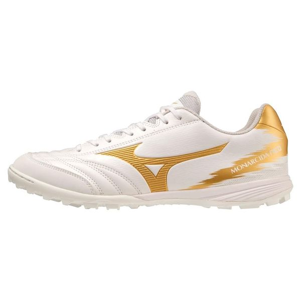 Mizuno Futsal Shoes, Monarcida NEO SALA PRO TF Grass Indoor Wide Width Indoor, white/gold