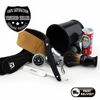 Shaving Gift Kit Leather Strop Paste, Straight Cut Razor, Badger Brush Soaps Mug