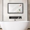 24 x 36" Rectangular Wall Mirror Sturdy Frame HD Clear Images Makeup Mirror