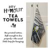IF Dry Humour - Tea Towel - The After Dinner Scream, Pattern