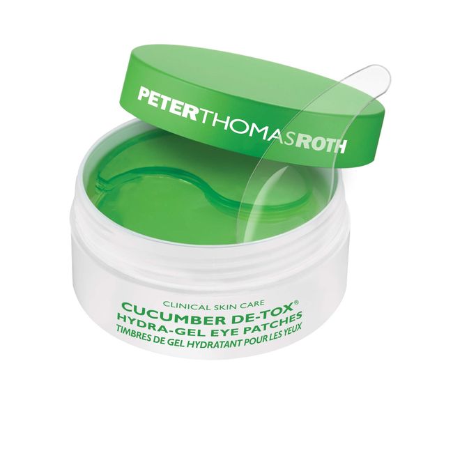 Peter Thomas Roth | Cucumber De-Tox Hydra-Gel Eye Patches | Soothing Under-Eye Patches for Puffiness, Dark Circles, Fine Lines and Wrinkles, 60 Count (Pack of 1)