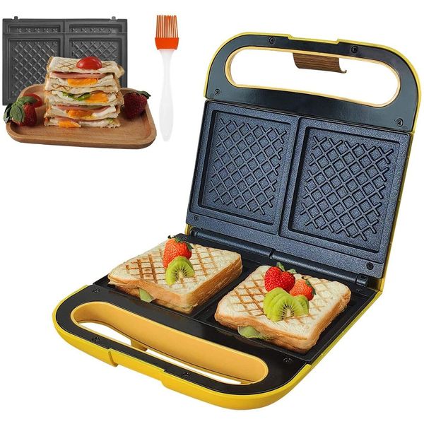 Health and Home Electric Sandwich Maker Toaster Panini Press Grill with Nonst...