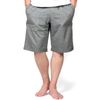 Styland T/C Fleece Lined Half Pants, Solid Color, Sweatpants, Half, charcoal