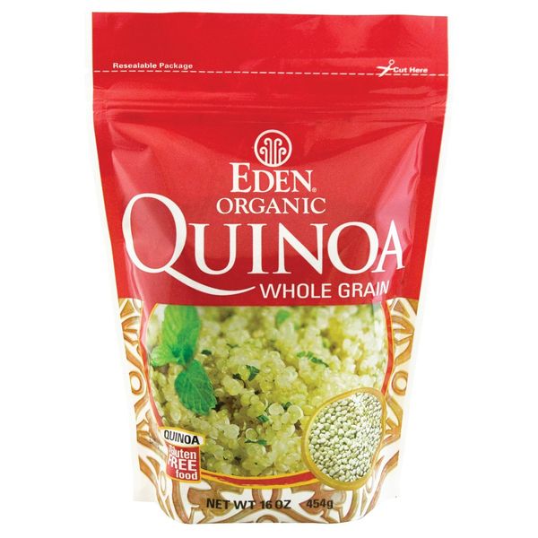 Eden Organic Quinoa, 16 oz Bag, Whole Grain, Andean