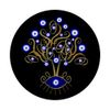 Seeing Blue Evil Eyes Yellow Tree Charm PopSockets Swappable PopGrip