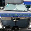 Foldable Extra Large Car Sun Shade Windshield Visor UV Block Cover Truck Van Car