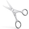 Small Scissors, Eyebrow Scissors, Nose Hair Scissors, Professional Grooming Scissors for Hair, Eyelashes, Nose, Eyebrow Trimming, Mustache. -AsonTao