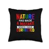 Nature Has Made A Mistake Which I Have Corrected LGBTQ Throw Pillow