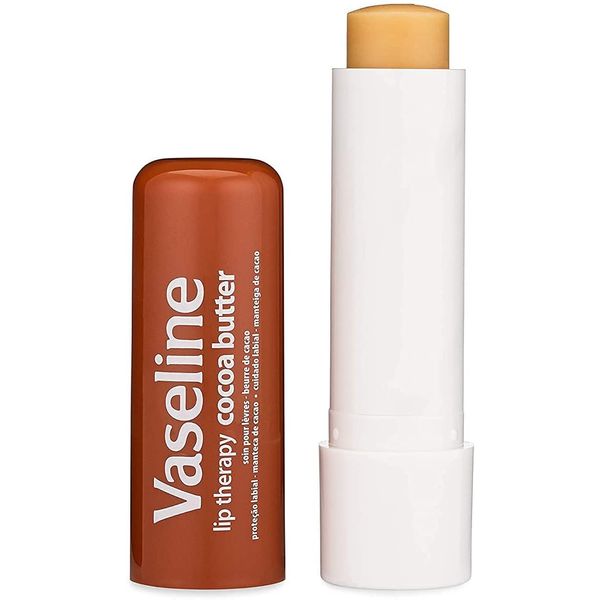 Vaseline Lip Therapy Stick Cocoa Butter with Petroleum Jelly for Soft Smooth Lips | Intensive Lip Repair Treatment 4.8g