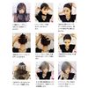 Villo Wig, Princess Cut, Inner Color, Short, Pink, Black Hair, Straight Wig, Cosplay, Natural, Cross-Dressing, Wig, Gift Box Included (Purple)