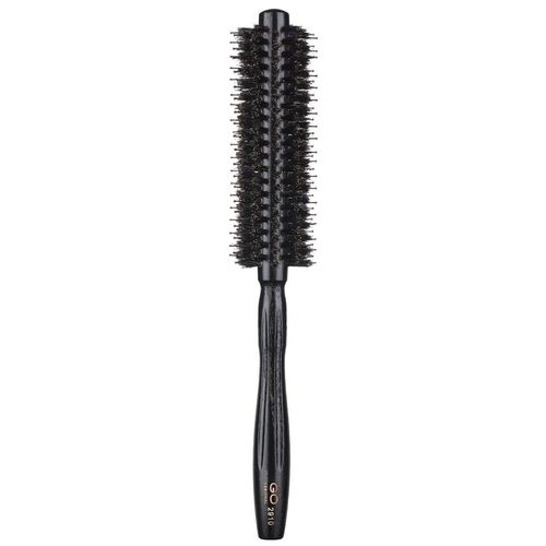 PERFEHAIR Round Brush with Natural Boar and Nylon Bristles, Small Volumizing Hair Brush- 1.7 Inch Diameter Barrel