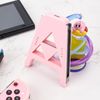 DLseego Slide Joy Con Charging Grip for Switch/Switch OLED Potable Joy Con Charger Controller Comfort Handle Speed Charge While Play with 1PC Type-c Data Cable - Pink