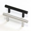 RCH Hardware HD-SS002-64 Solid Stainless Steel Modern Cabinet Drawer Handle Pull, 2 1/2 Inch, Black