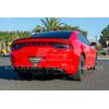 For 15-Up Dodge Charger Base | SRT MATTE BLACK Rear Bumper Quad Exhaust Diffuser