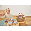 LÄSSIG Snack Box Set of 3 Stainless Steel Tiny Farmer Lilac