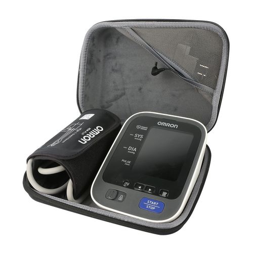 co2CREA Hard Storage Bag Carrying Case for Omron X2 Basic X3 X4 Smart Upper Arm Blood Pressure Monitor and Comfort Cuff (Case Only, Without Blood Monitor in it