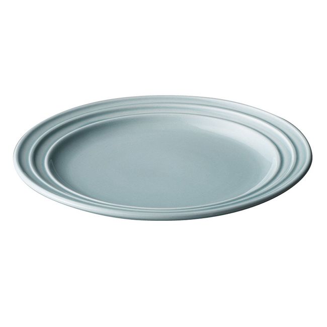 KINTO GLOW Plate, 7.7 inches (195 mm), Light Blue 20918