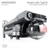 Wrapgrade Skin compatible with DJI Air 2S | Accent Color B (BLACK BUMPY CAMO)