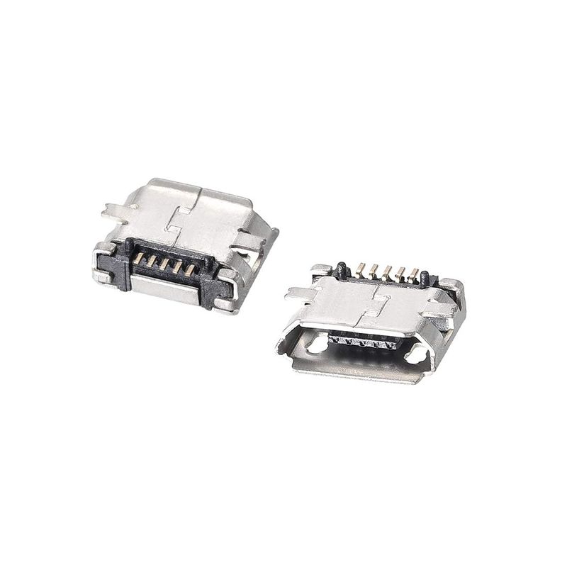 50Pcs Micro USB Connettore Femmina a 180 Gradi a 5 Pin