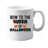 Flox Creative 10 oz Ceramic Mug Bow Queen Halloween Both Sides