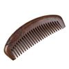 High Quality Wooden Comb, Ebony Wood Comb, Half Moon, U-Shaped, Anti-Static, Comb, Scalp Care, Hair Care, Beauty Equipment, Flower Pattern, Sculpture, Retro Style, Hair Comb, Hair Accessory, Souvenir, Gift, Mother's Day, Present, B Type