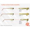 SÜA - Oxygen and Acetylene Welding & Brazing Tip - Model: 23A90 - Compatible with Harris - Size: 0