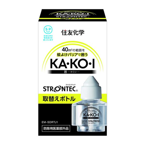 STRONTEC KA KO・I Replacement Bottle for Outdoor Activities (Electronic Mosquito Repellent, Mosquito Repellent, Insect Repellent, Outdoor, Camping, BBQ, Vinyl Pool, Strontech)