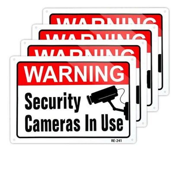 Large Video Surveillance Sign,No Trespassing Sign Private Property,10x7 inche...