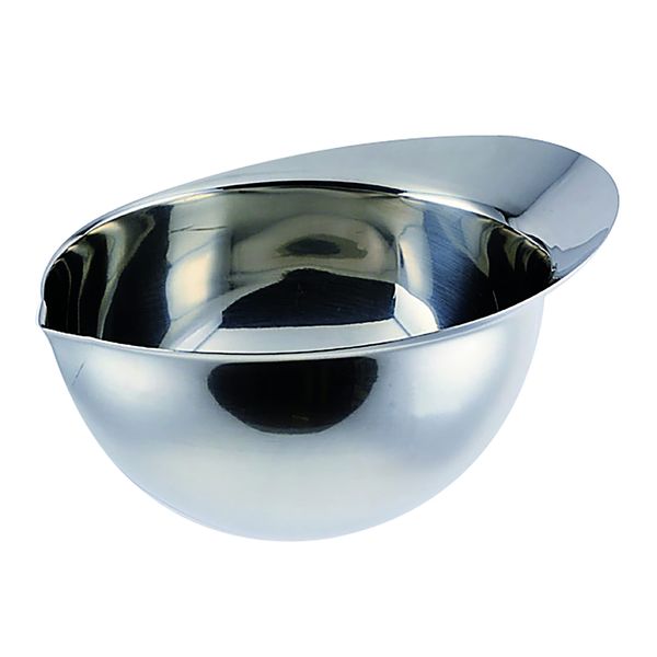 Pearl Metal HB-4143 Rim Bowl, 4.7 inches (12 cm), Stainless Steel, Dishwasher Safe at Aqua