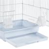 White Large Flight Bird Cage for Parakeets Canaries Medium Small Birds Parrots