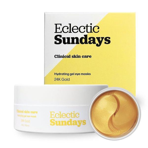 Eclectic Sundays 24K Gold Hydrating Gel Eye Mask - 60 pcs - Exp.3/29/2026