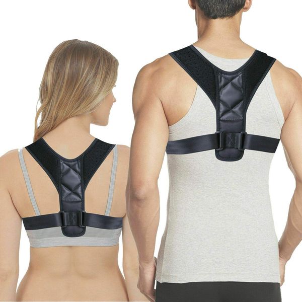 Boolavard Posture Corrector for Women Men, Back Brace, Comfortable Posture Trainer for Spinal Alignment and Posture Support, Adjustable Back Straightener (L-XL)