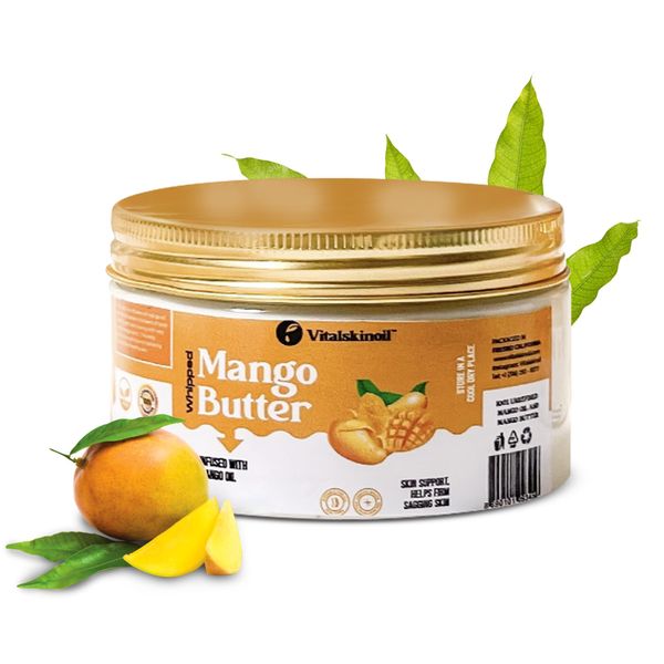 VITALSKINOIL Mango Butter Infused with Mango Oil – Organic mango butter, mango butter raw, mango butter and mango oil blend.