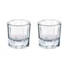 SCSpecial Dappen Dish 2 Pieces Acrylic Liquid Powder Crystal Glass Cups for Nail Art Multipurpose Glassware for Nail Art Salon Acrylic Nail Tools