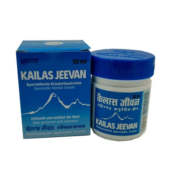 Kailas Jeevan Skin Cream, 60 g, Versatile Ayurvedic Cream