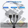 Memory Stick pro Duo Adapter Reader - 8 in 1 SD/TF/MS/CF/XD Card Reader for iPhone/Computer/USB C Device, Lightning+USB A+USB C Multi Memory Card Reader with 3 USB 2.0 Ports, XD Picture Card Reader