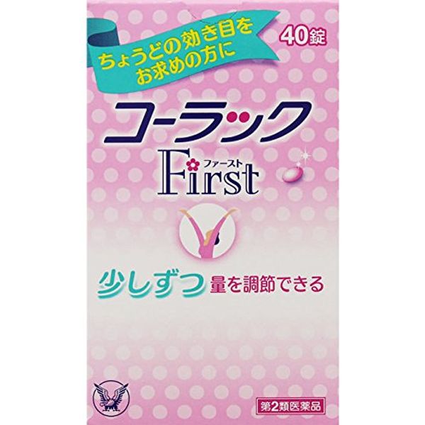 【第2類医薬品】コーラックファースト 40錠 ×4