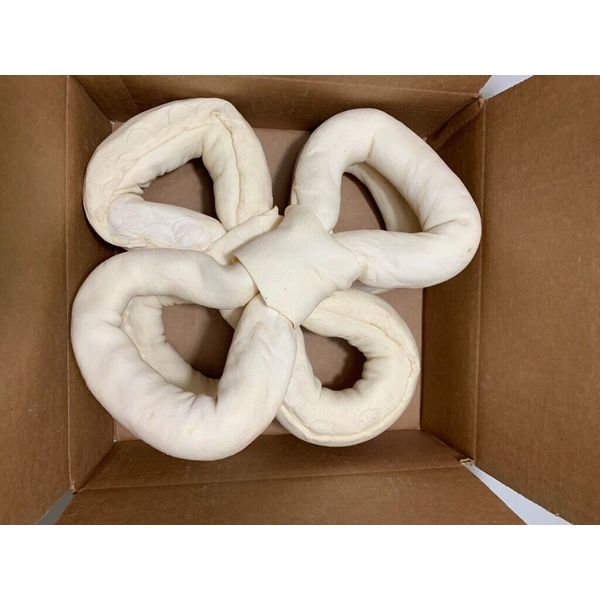 BIO30D 3 pcs 11" X 3" X 6" White FIGURE 8 Rawhide BONE