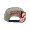 Snapback Avengers Baseball Cap with Captain America Shield Logo Grey, Blue