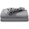 BedLooms Fitted Sheets King Size (2 Pack) – Grey (150x200cm) up to 25cm Deep Bed Sheets