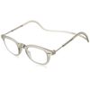 Magnetic Detachable Senior Glass CliC (Click) Vintage Clear Grey VGR +1.5