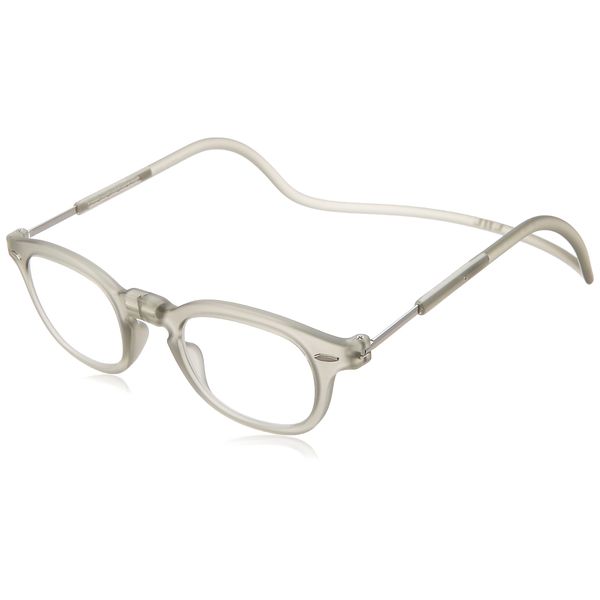 Magnetic Detachable Senior Glass CliC (Click) Vintage Clear Grey VGR +1.5