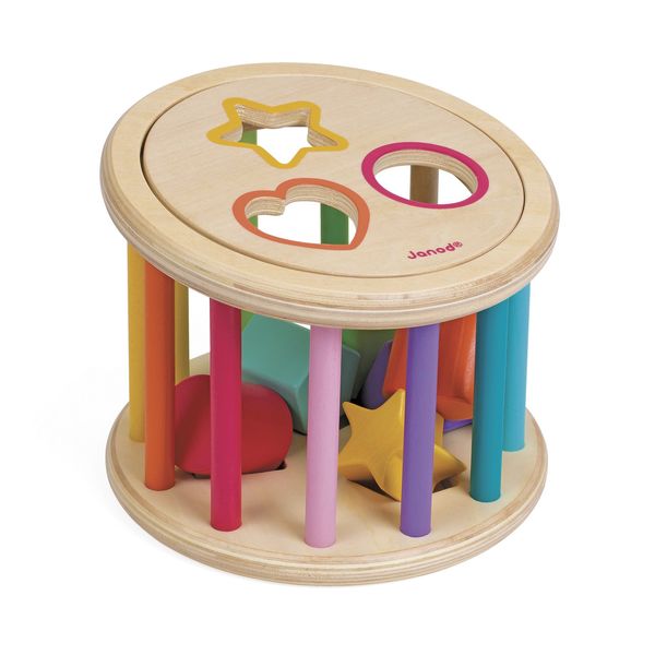 Janod I Wood Shapes Quiz,Multicolor,Medium