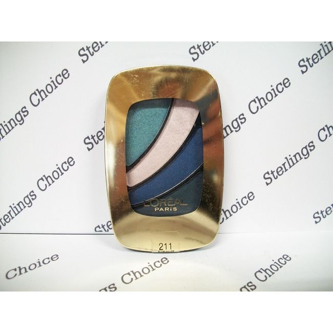 Loreal Colour Riche Eyeshadow Quad #211 Blue Haute Couture