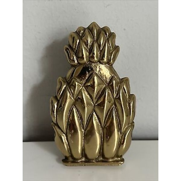 Vintage Virginia Metalcrafters Solid Brass Pineapple Door Knocker 17-20 Newport